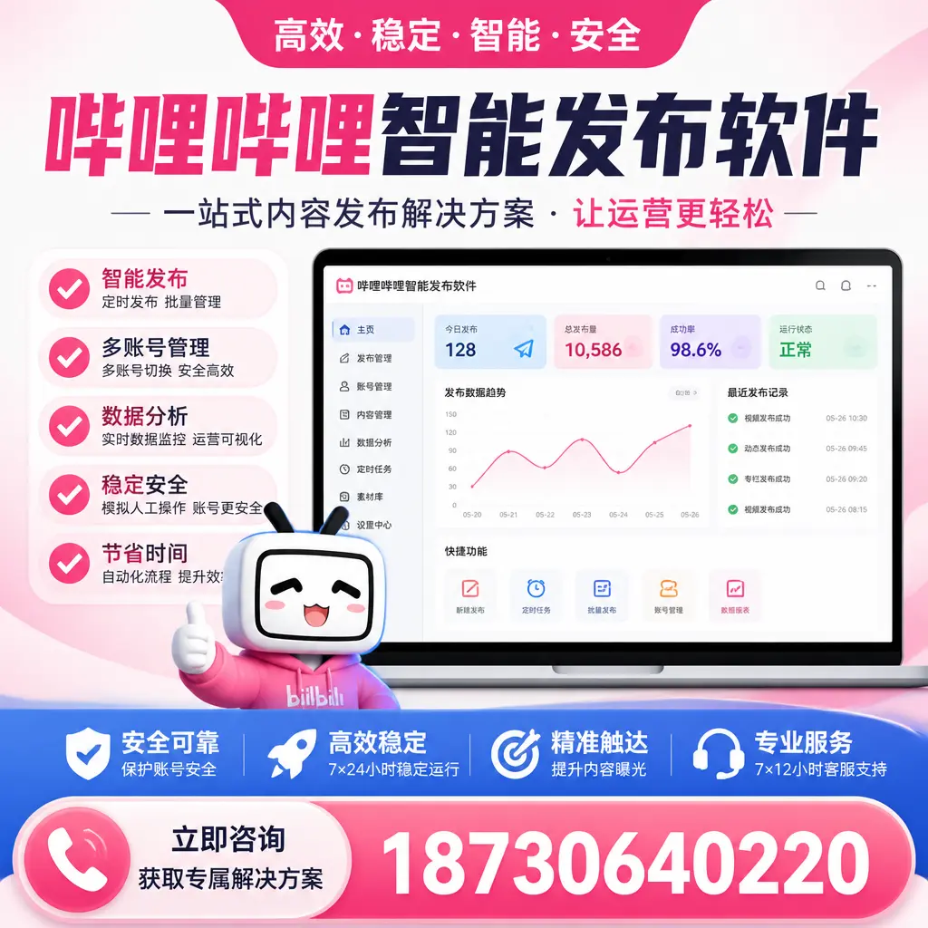 哔哩哔哩智能发布软件选型对比：哪个更适合 克孜勒苏 的你？